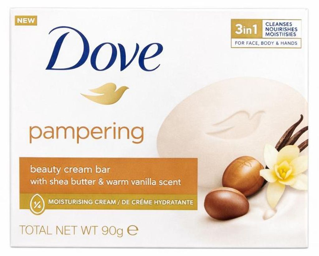 Dove, Savon en barre, beurre de karité, 90g Image du produit 