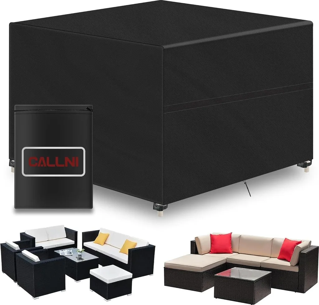 Protection mobilier de jardin hivernale 140x200x90cm Oxford étanche