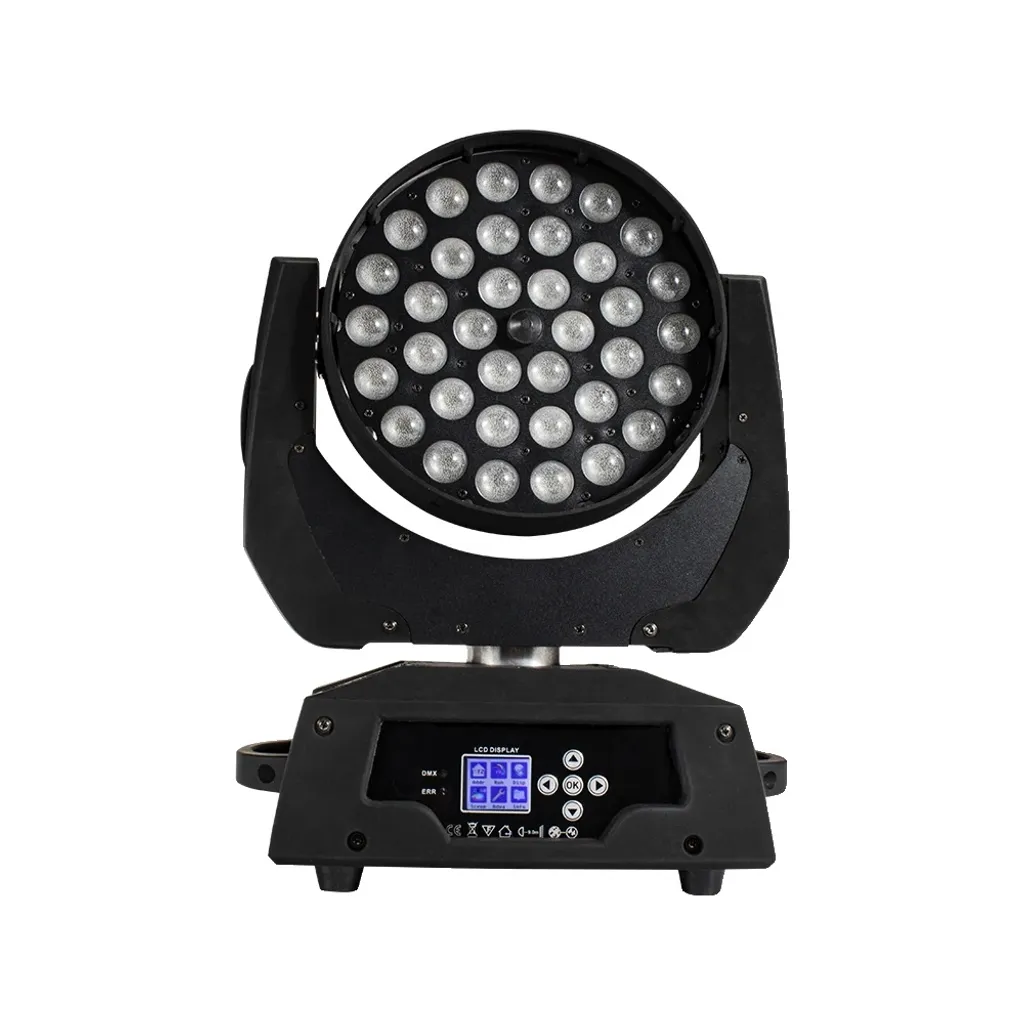 Lyre LED 36x18W Silencieuse pour Éclairage de Scène sans Scintillement DMX
