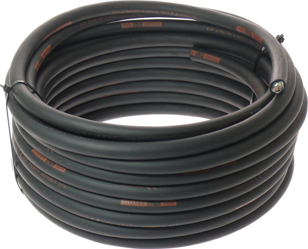 TITANEX H07RN-F 5x4 5G4 Gummischlauchleitung 5-50m, Länge:35m