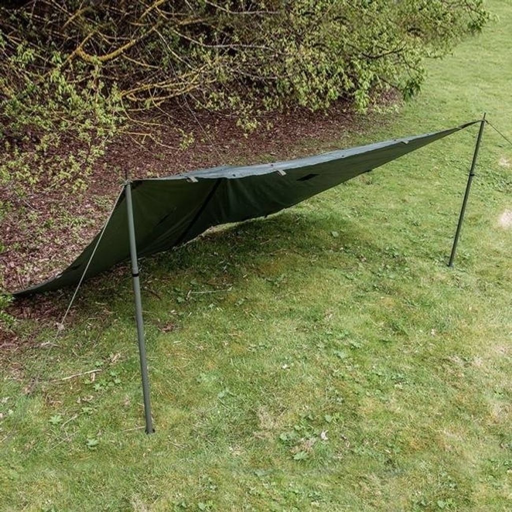 Bâche Camouflage Highlander Basha Imperméable – Abri Militaire Vert Pour Camping Et Survie