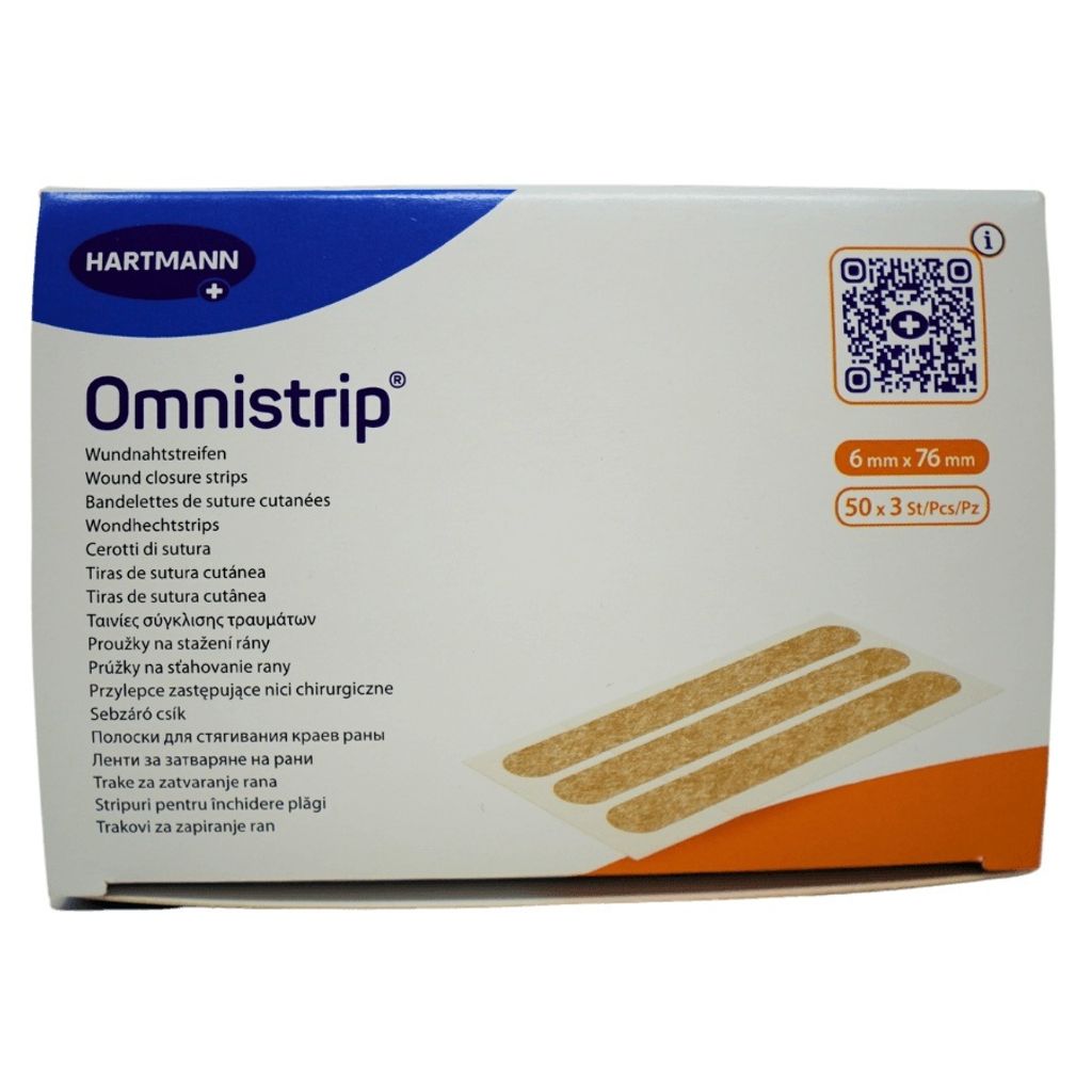 Omnistrip šijacie prúžky 6x76 mm (50 x 3 ks) Obrázok produktu 