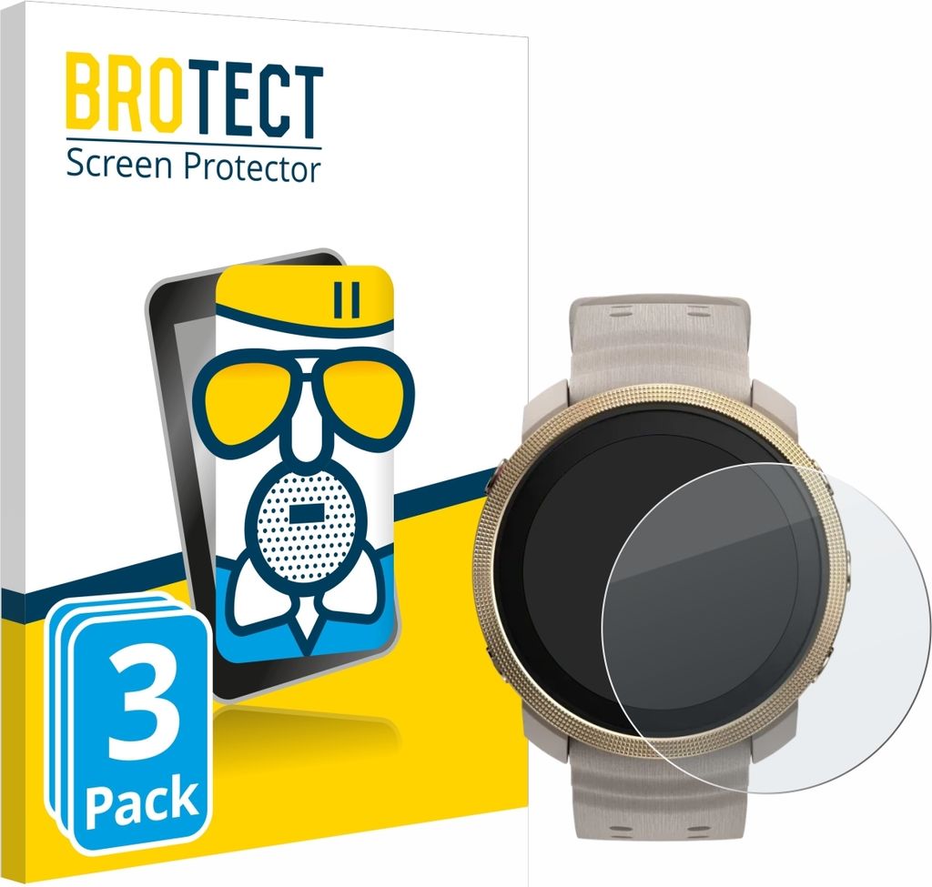 3x BROTECT Entspiegelungs Schutzglas für Polar Vantage M3 Produktbild 