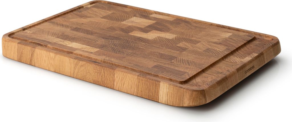 CONTINENTA Tranchierbrett, Eiche Stirnholz 42x29x3,5 cm Immagine del prodotto 