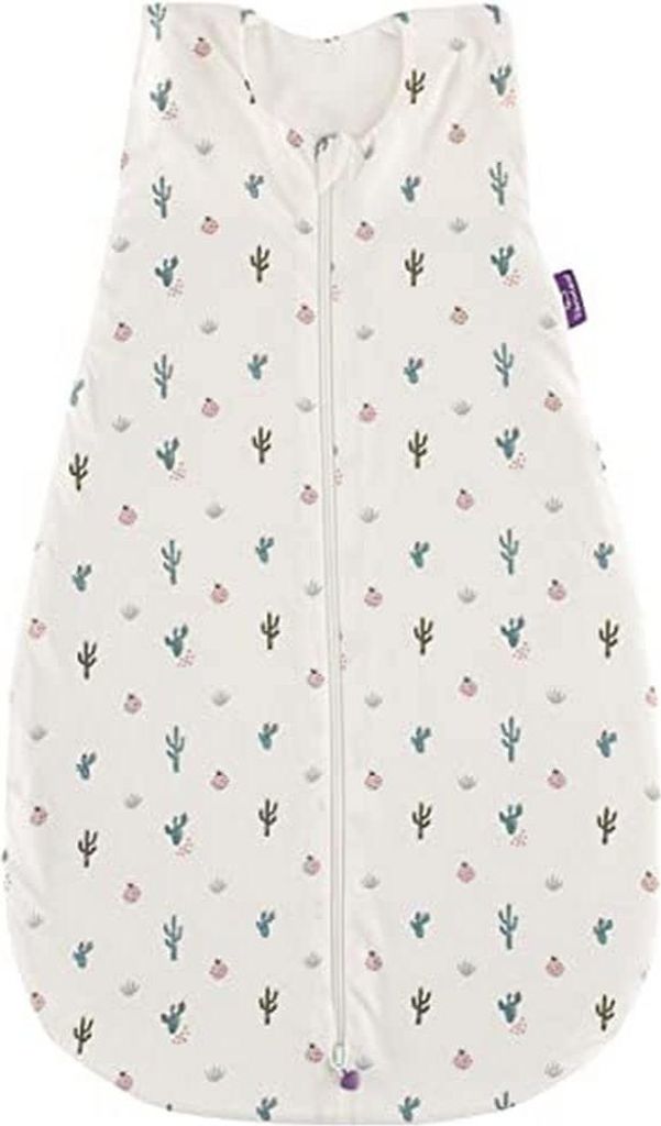 Träumeland S0200605 Sommerschlafsack LIEBMICH aus Baumwolle, Design Kaktusliebe, Größe 90 cm, mehrfarbig Größe 90 (1er Pack) Kaktusliebe