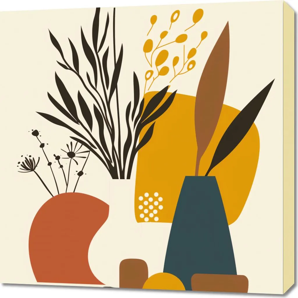 Quadro Tela 70x70 Raccolto Invernale - Alta Risoluzione e Telaio Legno