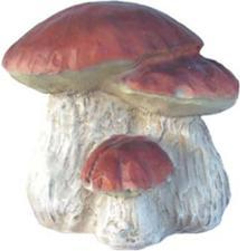 Skulptur Pilz Haus Statue Garten Figuren 25cm Statuen Skulpturen Figur Neu L44
