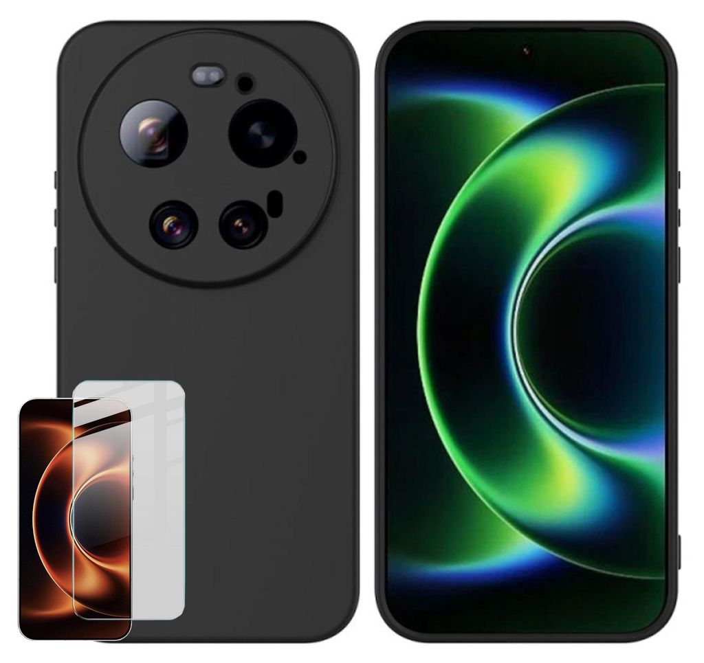 Handy Hülle + Schutzglas für Xiaomi 17 Ultra 9H TPU Cover Produktbild 