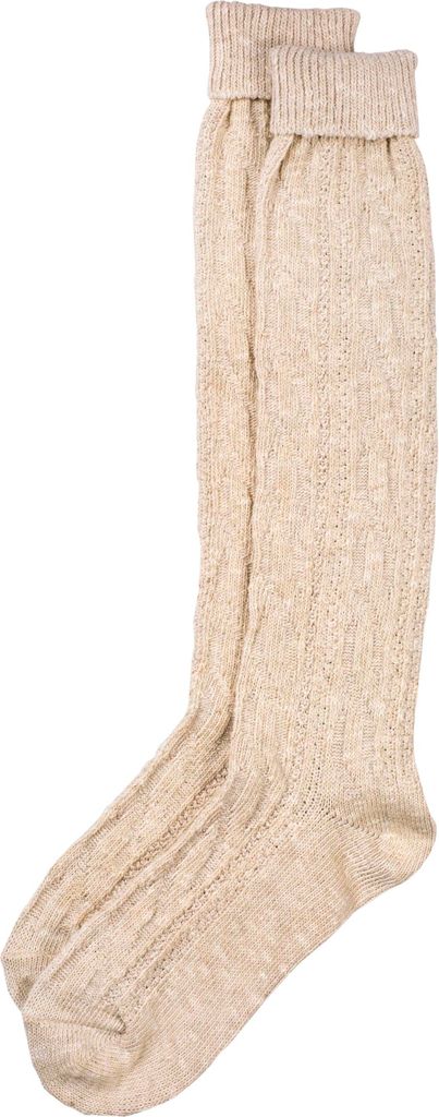 Kniekousen Tirol   Beige Naturel Deluxe (mt 43-46) Produktbild 