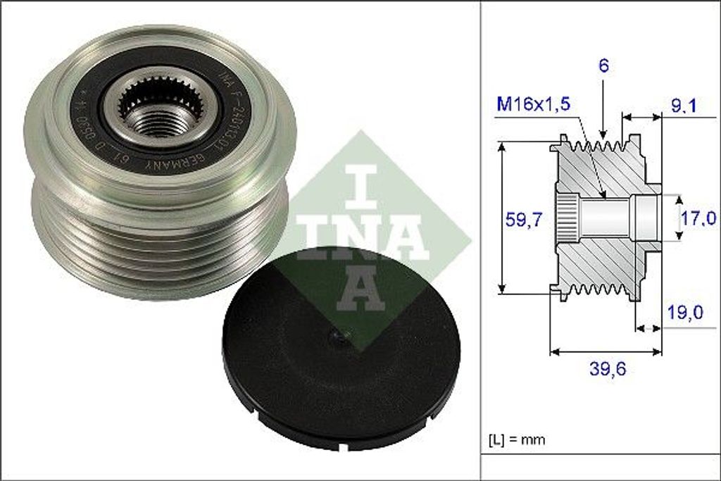 Ina Generatorfreilauf 535 0065 10