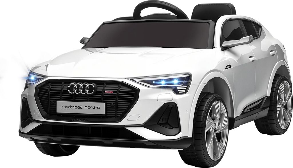HOMCOM Kinderfahrzeug Elektroauto Elektro Kinderauto für kinder ab 3 Jahre Weiß