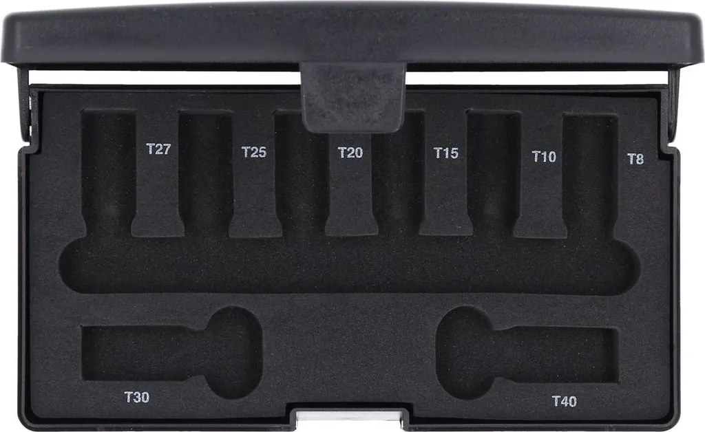 Coffret plastique 917.1490 KS Tools vide avec emplacements thermoformés