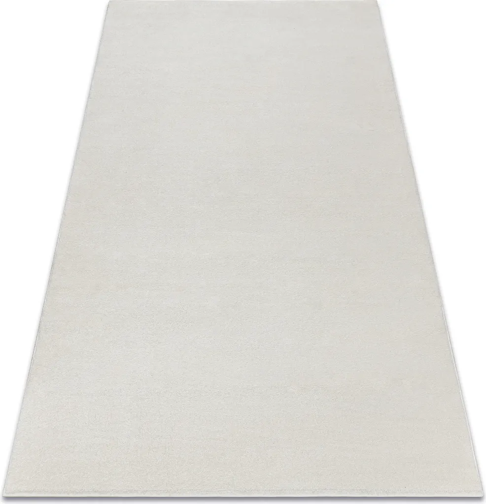 Revêtement de sol textile SOFTY beige crème - Moquette 140x190 solide