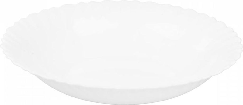 Tiefer Suppenteller aus gehärtetem Glas Carbo weiß 22 cm Produktbild 