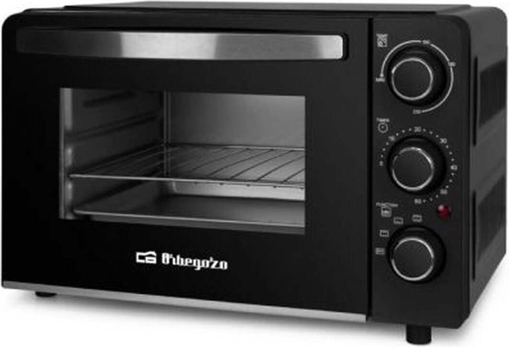 Elektrobackofen Orbegozo HCC 5015, Inhalt 15 Liter, 1300 W, Schwarz