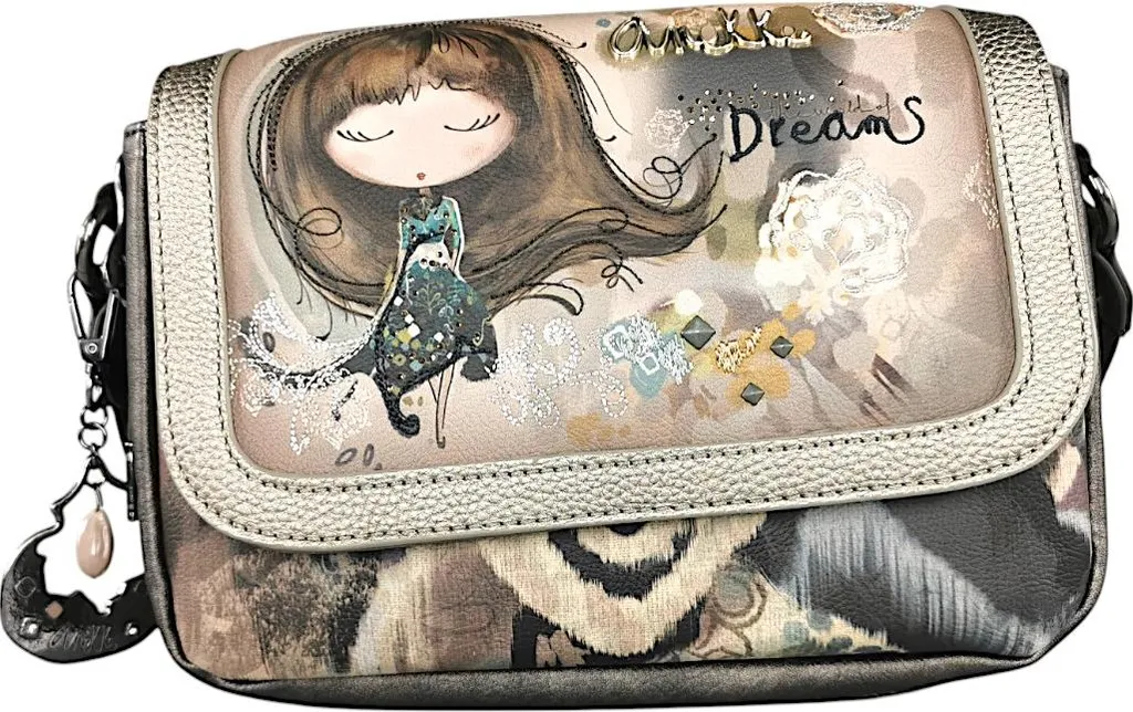 Anekke borsa a tracolla Real Oval Flap-Crossbody Bag Multicolor multicolore - 14