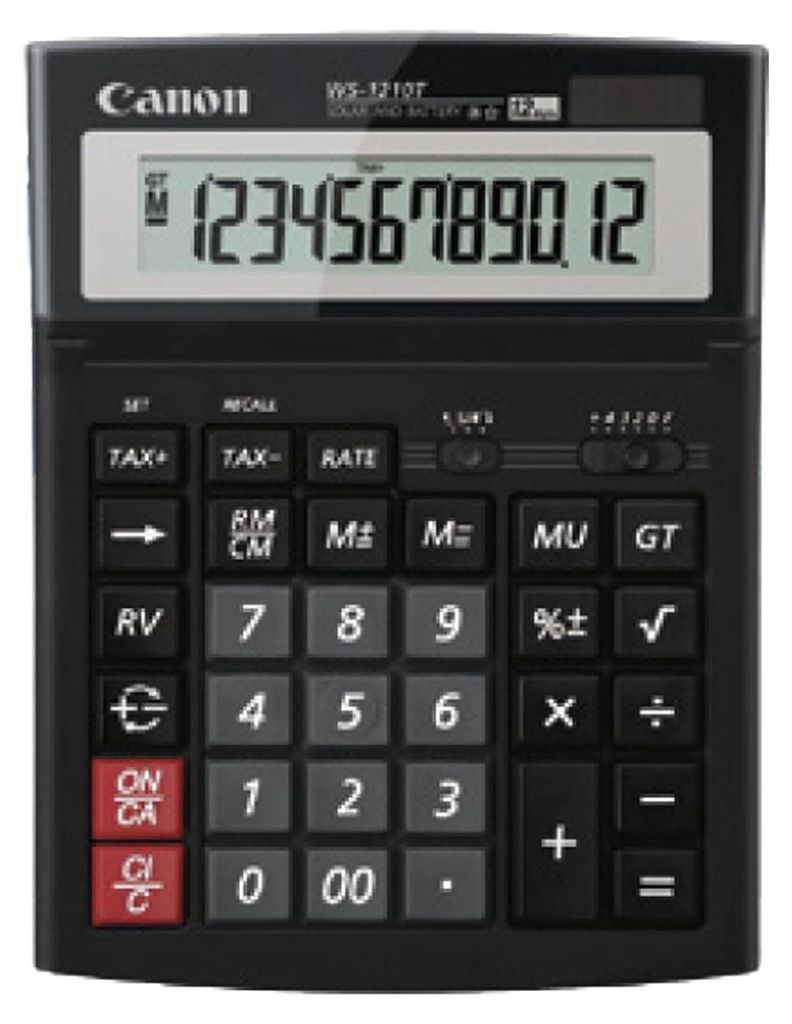Canon WS-1210T Taschenrechner Desktop Display-Rechner Produktbild 