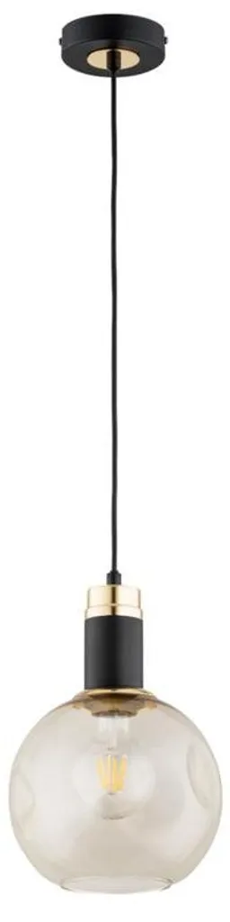 Suspension ADEL chic noir et or 95 cm pour transformer votre séjour