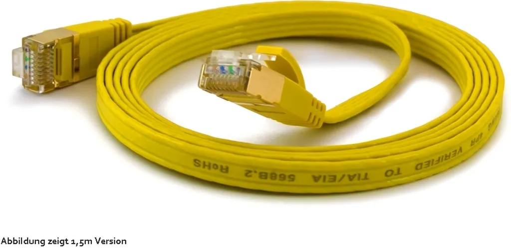 Cavo Rete Wantec Cat.6a Slim FTP CU | Eleganza e Potenza Invisibile