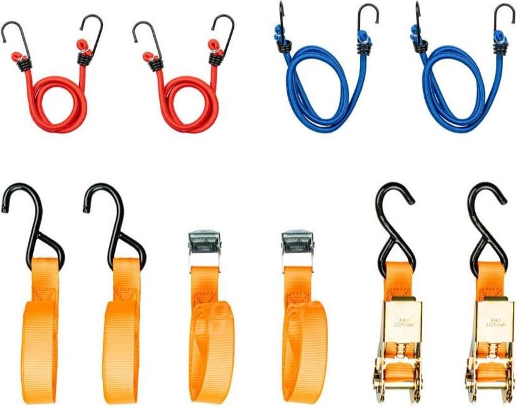 AMiO Spanngurt Autotransportgurt 03293 2 х 60 2 х 80cm 25mm 2.5 3.5m