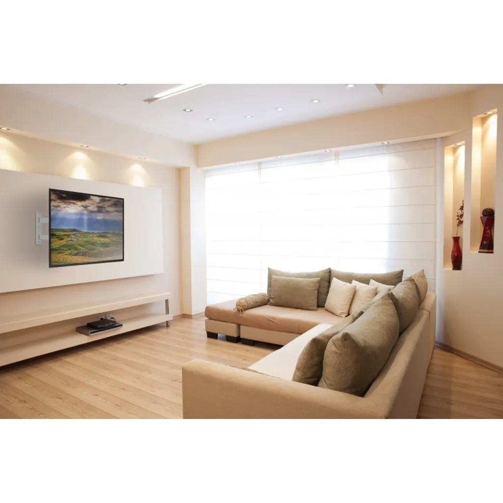 Support TV VESA Reflecta PLEXO Premium 80-6040T blanc haute résistance