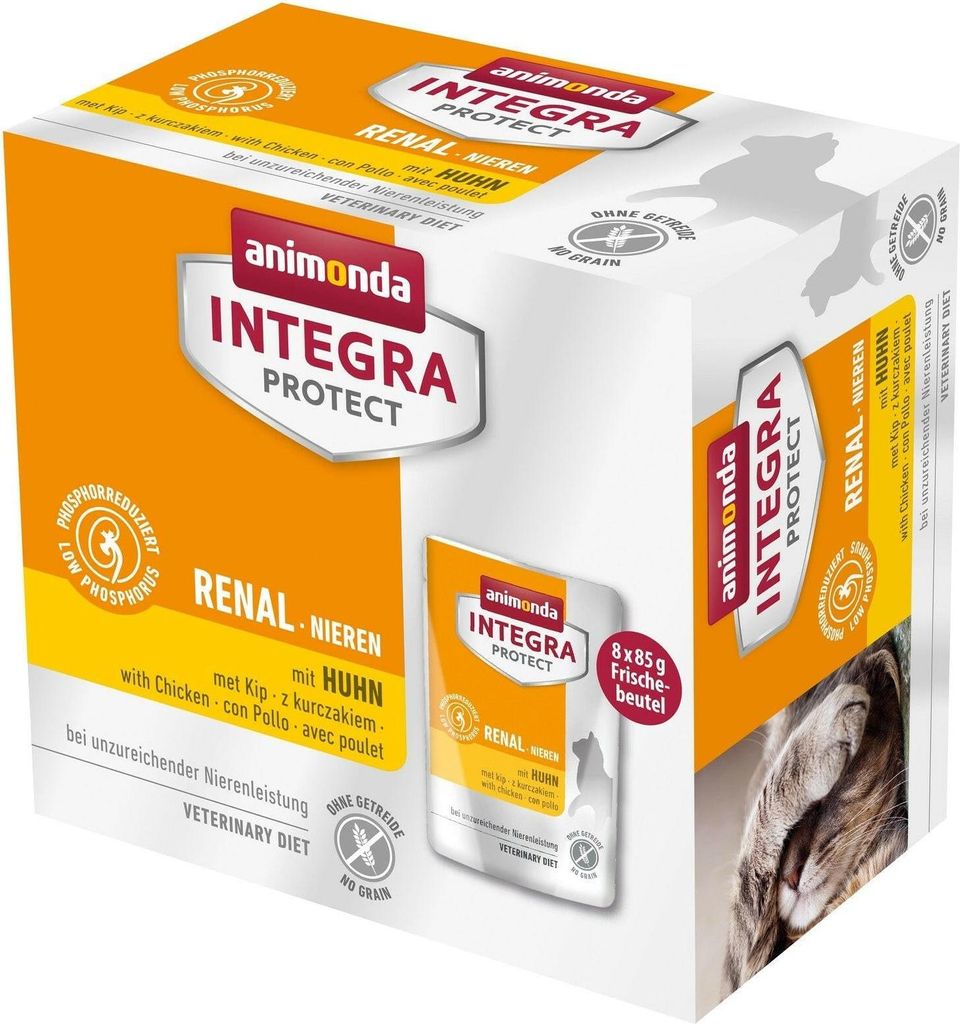 Animonda Integra Protect Adult Renal Huhn 8x85g Multipack