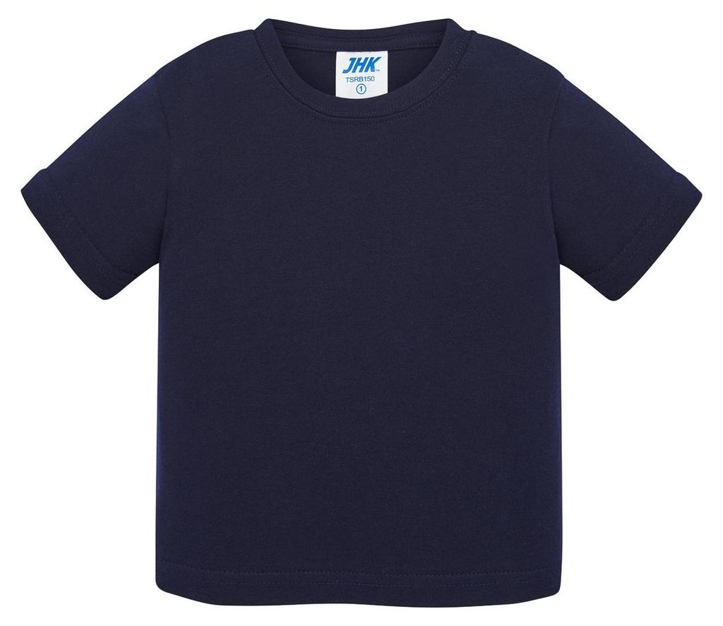 JHK - T-Shirt für Baby, Rundhalsausschnitt LT4360 (0 Jahre) (Marine)