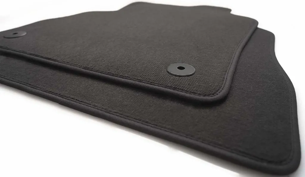 Tappetini Ford Ranger 2012-2023 Velours Nero | Set 2 Pezzi Resistenti