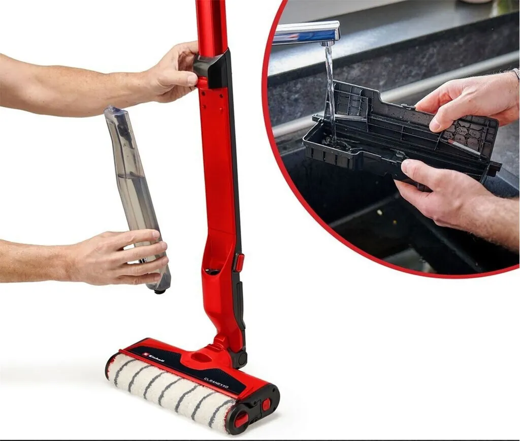 Lave-sol Électrique Einhell CLEANEXXO Humide pour Stratifié et Bois Rouge - 28