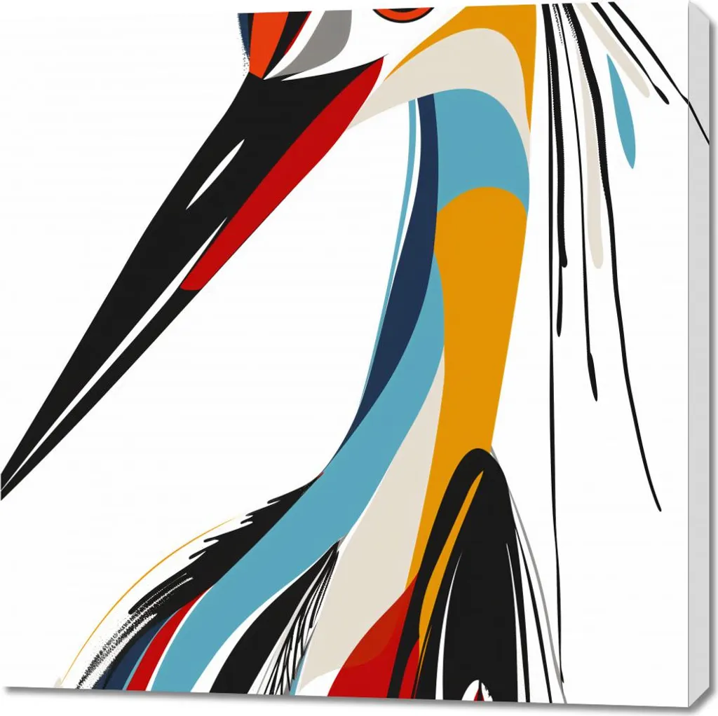 Ritratto d'Autore 90x90cm - Quadro Grande Formato Design Contemporaneo