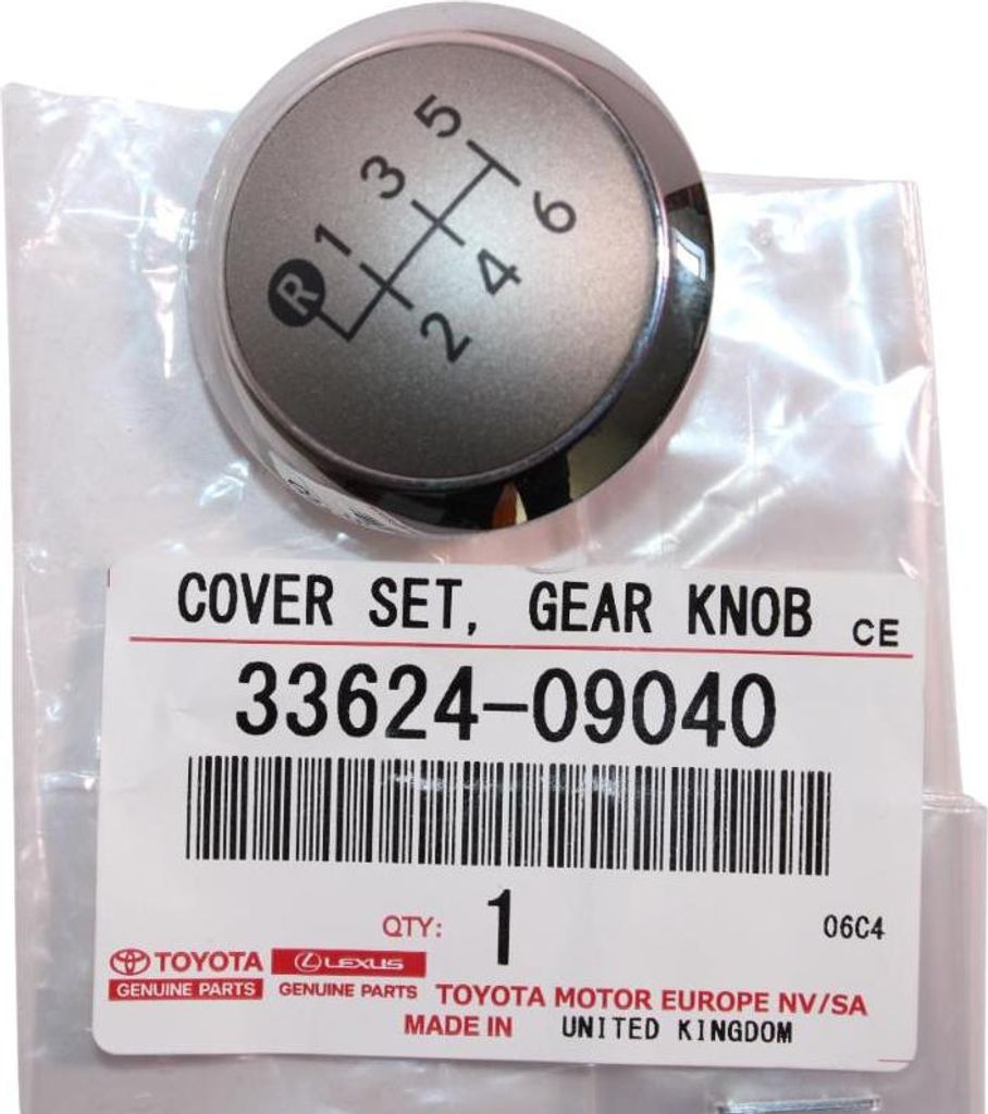 TOYOTA Auris Verso Avensis 6 marce cuffia pomello cambio Immagine del prodotto 