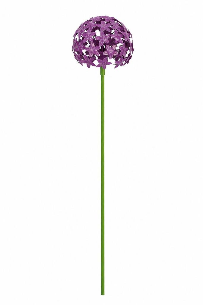 Gartenstecker Metall Allium lila Stecker Garten "ArtFerro" Produktbild 