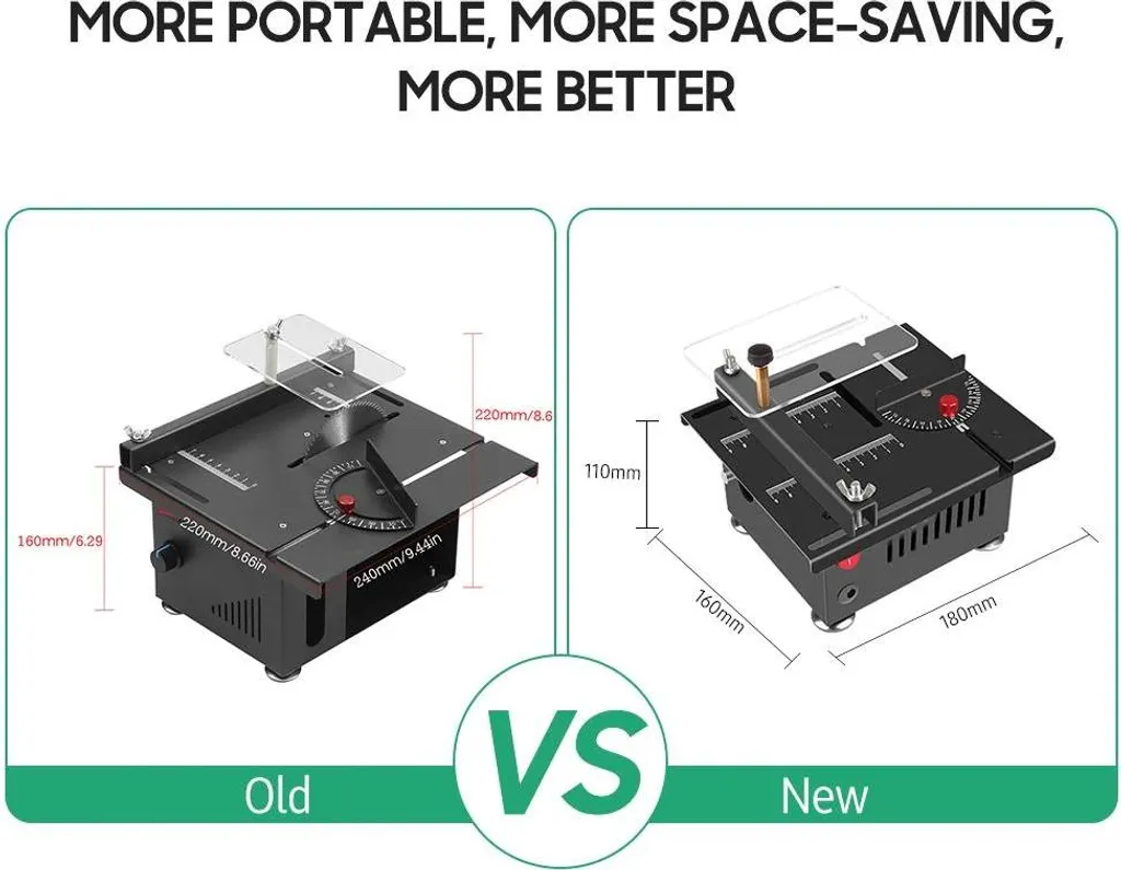 Scie sur table de précision pour modélisme - Vitesse et angle ajustable - 4