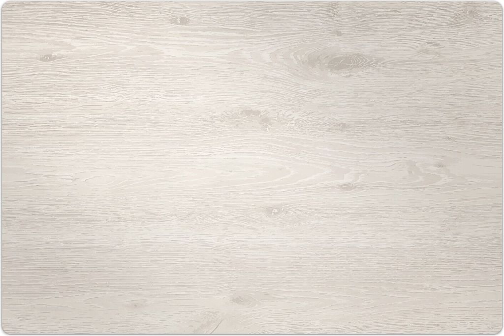 Küchenmatte 80x120 cm Vinylmatte Bodenmatte Dekoration - Weiß Holz