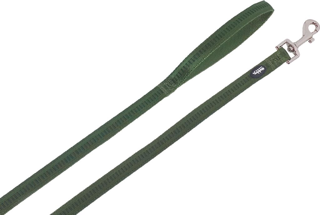 Nobby Leine "Soft Grip" waldgrün L: 120 cm; B: 25 mm