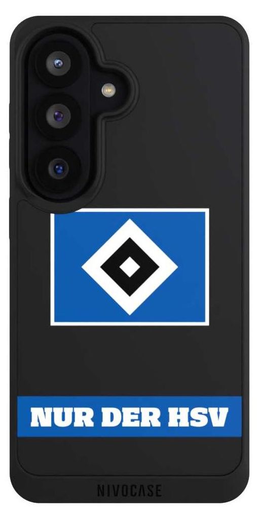 NIVOCASE Handyhülle für Samsung Galaxy S26 Hülle NIVOpure Case Schwarz HSV Hamburger SV Statement