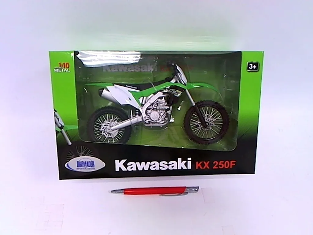 Welly 1:10 Moto Kawasaki Modèle Réduit de Collection en Métal Injecté