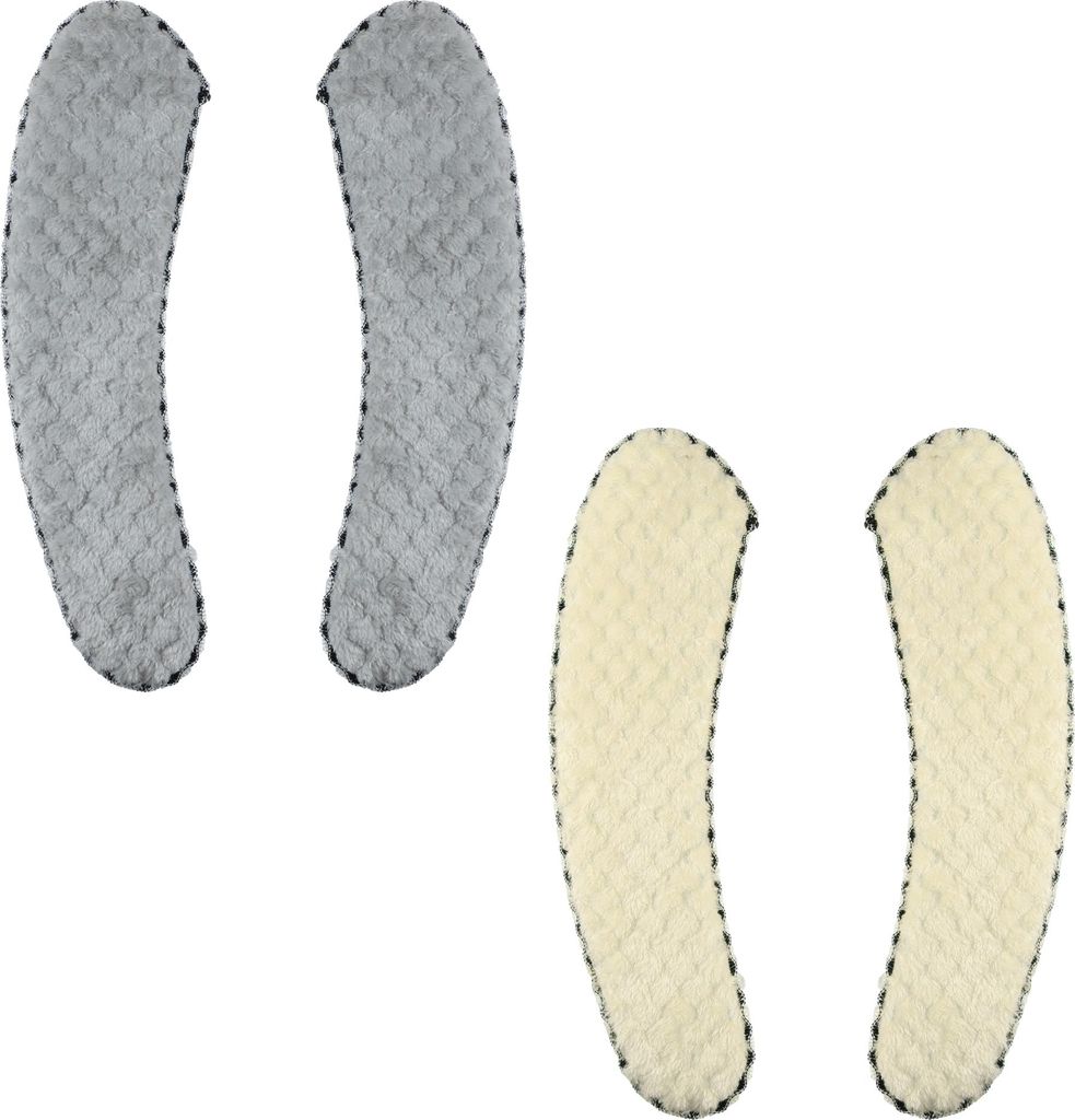 2 Paar Toilette Sitzbezug Pad Badezimmer Warm Sitzkissen Waschbar Wiederverwendbar Grau Beige