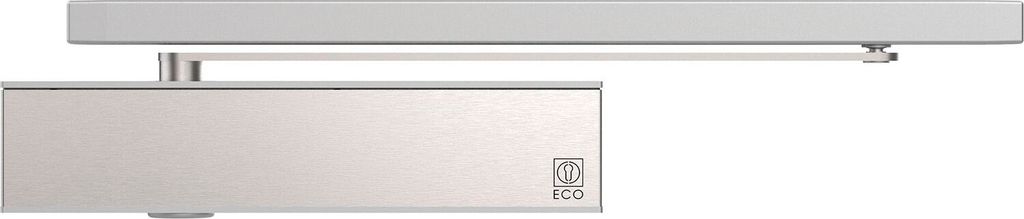 Eco Türschließer TS 61 G GSB EN 3-6 silber mit Gleitschiene, 1-flügelig