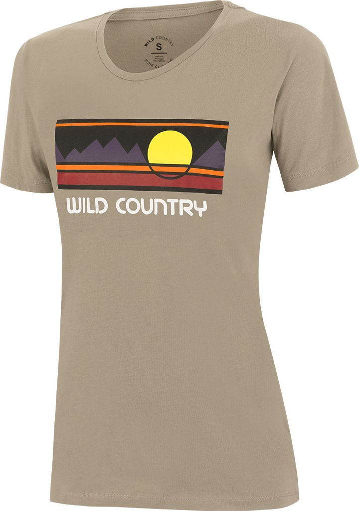 Stamina Damen T-Shirt, XL, 7230 brindle, Wild Country