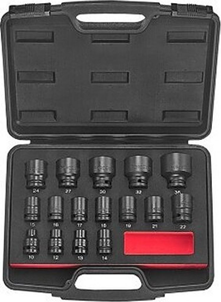 Kraft Steckschlüssel-Satz lang 16 tlg 1/2"