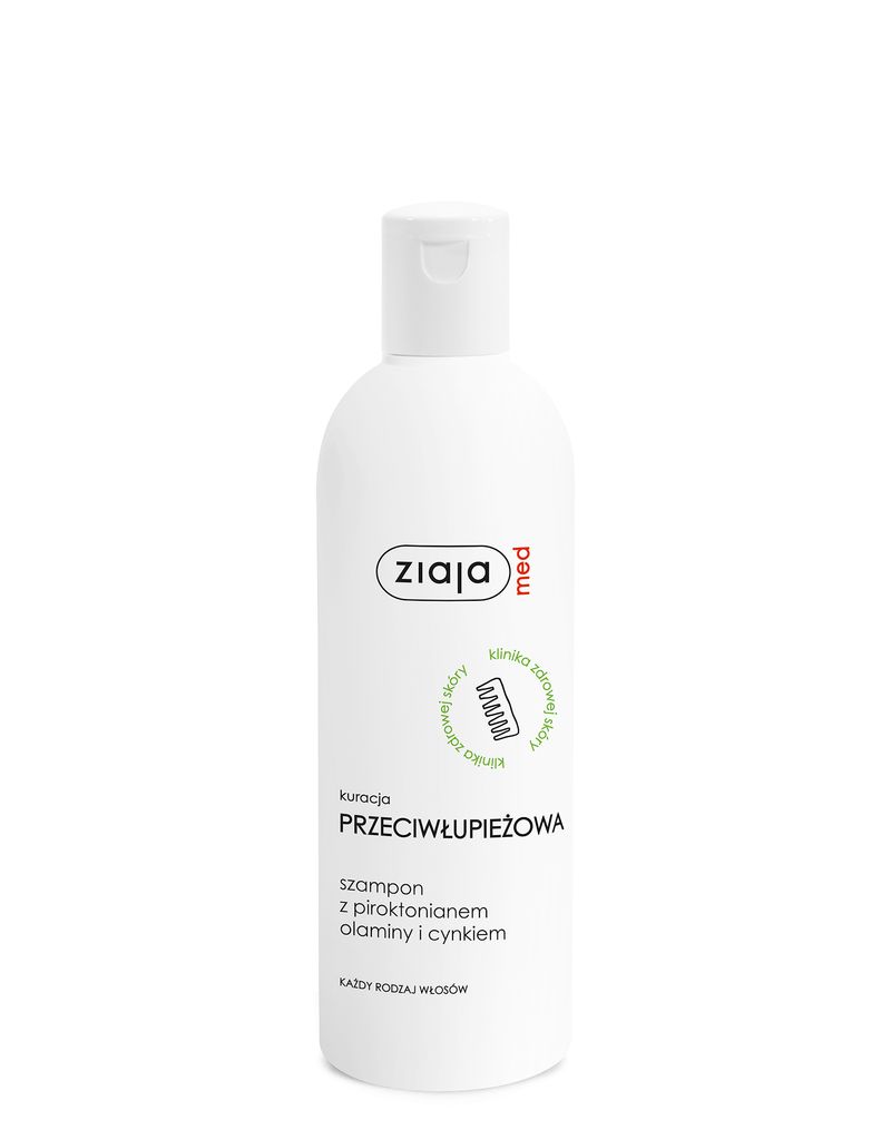 Ziaja Med Anti-Schuppen Shampoo 300ml - Professionelle Schuppenbekämpfung und Kopfhautpflege