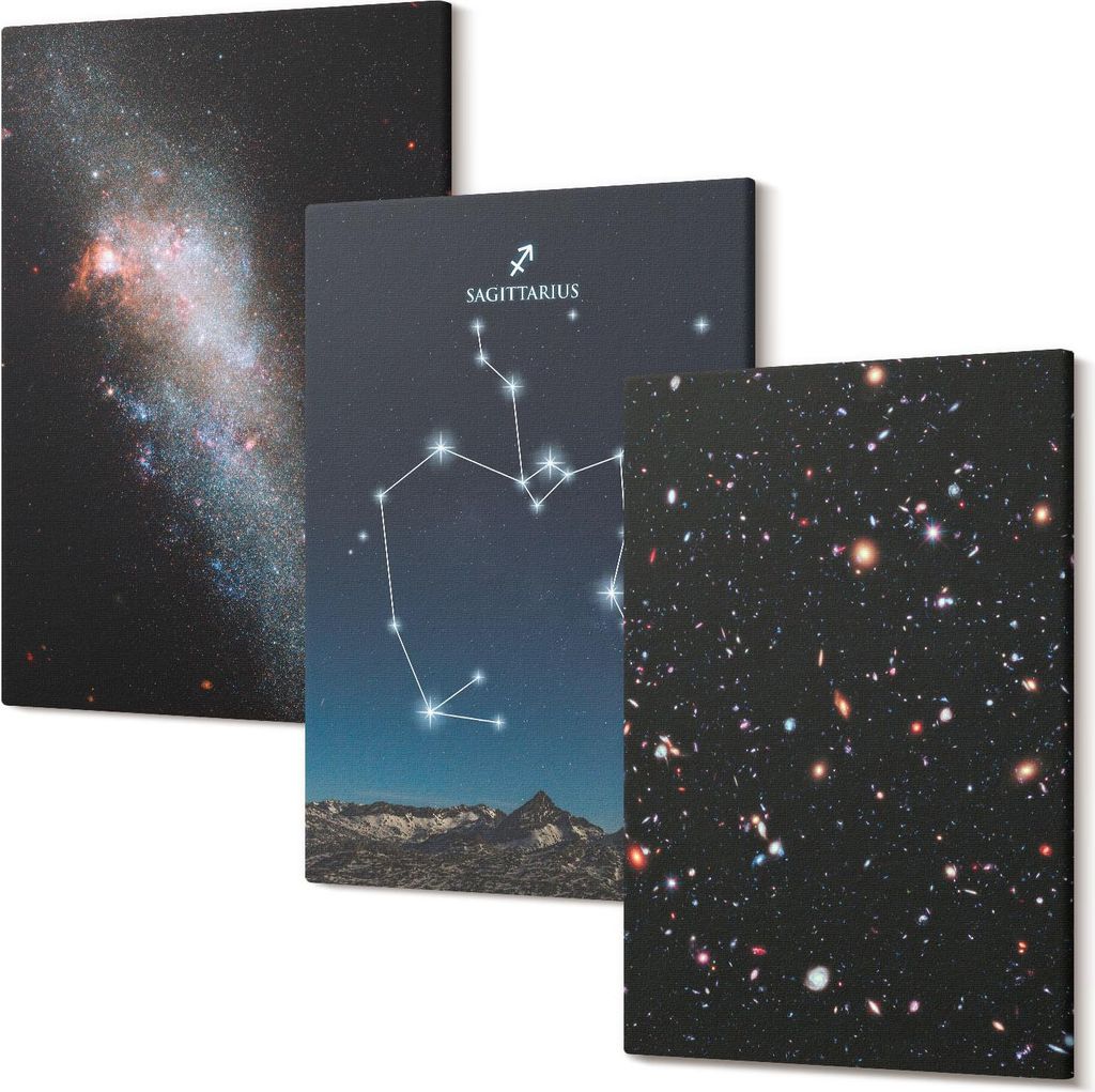 Wandbild – Leinwandbild – Leinwandbilder – Polycanvas – Kunstdruck – Modern – Panorama – Mehrteilig – 3-Teilig Set – Hochwertig ...