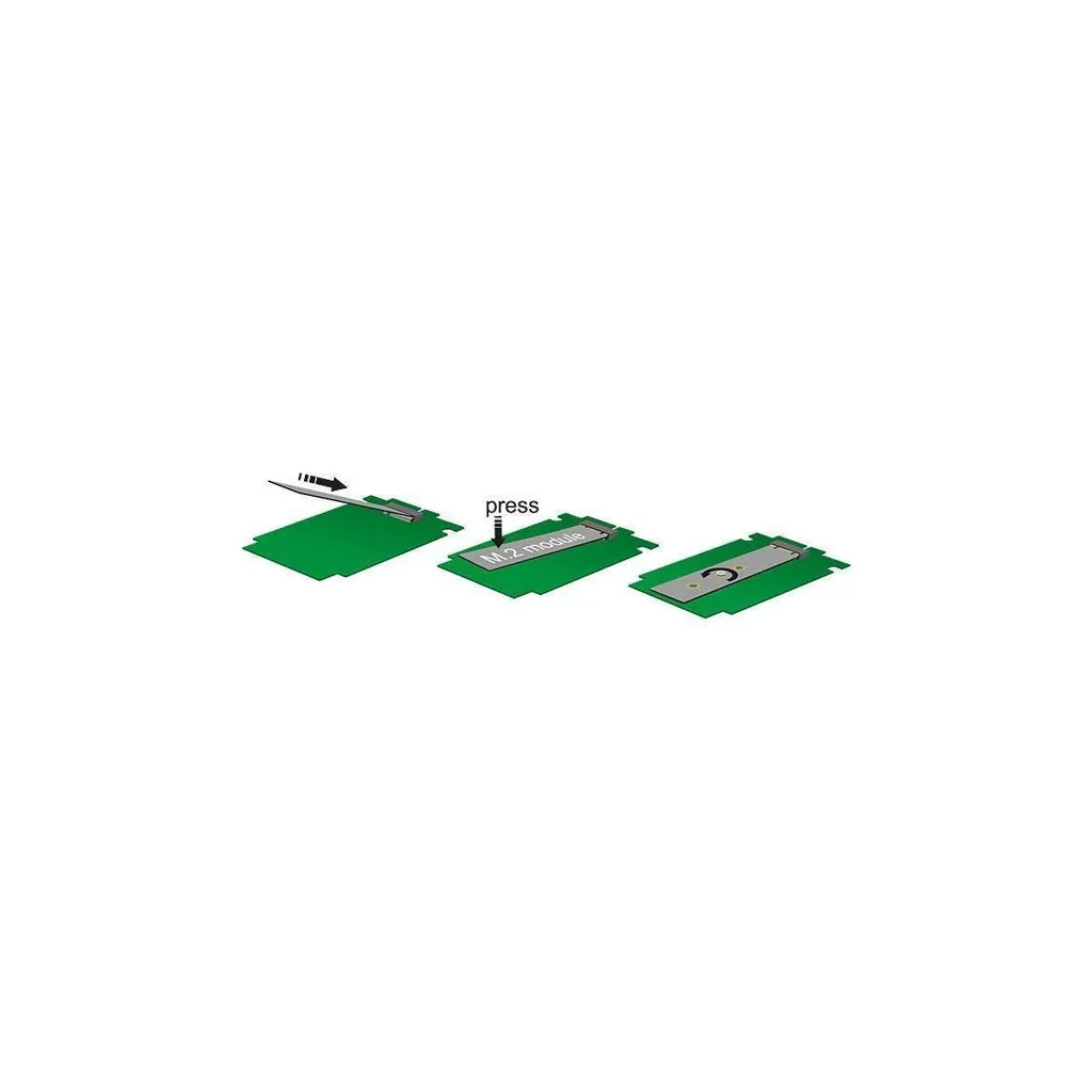 Convertitore Delock 62521 SATA 22 Pin a M.2 NGFF - Standard 2.5 Pollici - 5