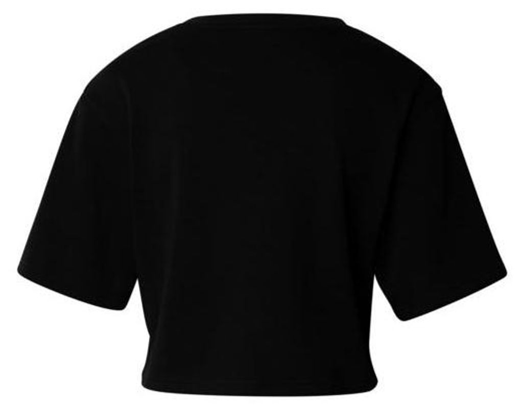 Urban Classics T-Shirt Damen Ladies Light Terry Cropped Tee schwarz L