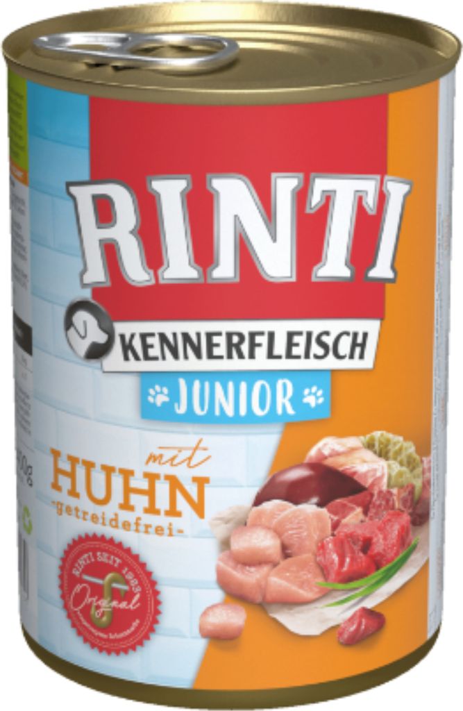Rinti 400gx12 Kennerfleisch JUNIOR puszka z kurczakiem Zdjęcie produktu 