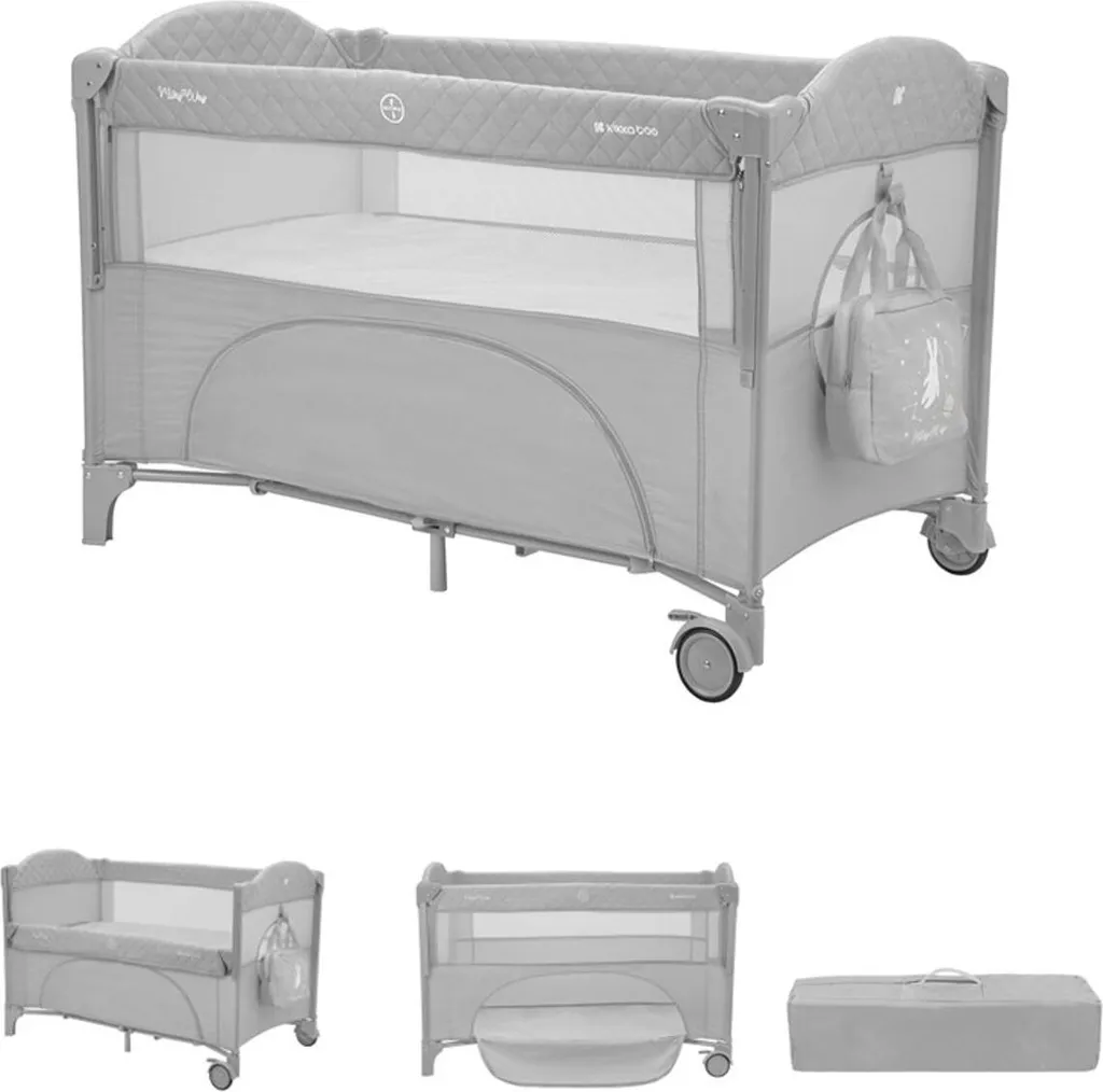 Lit d'appoint pour bébé Milky Way pliable et transportable avec roues