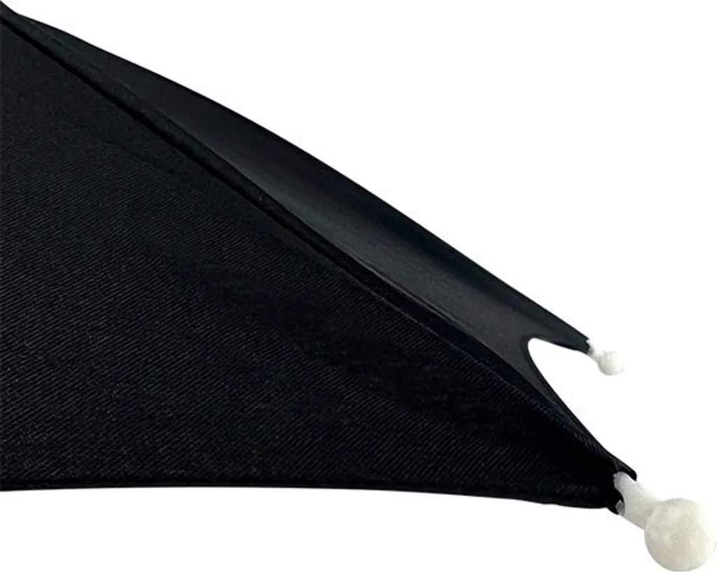 Petit parasol de table moderne noir 60cm - Idéal balcon et terrasse - 6