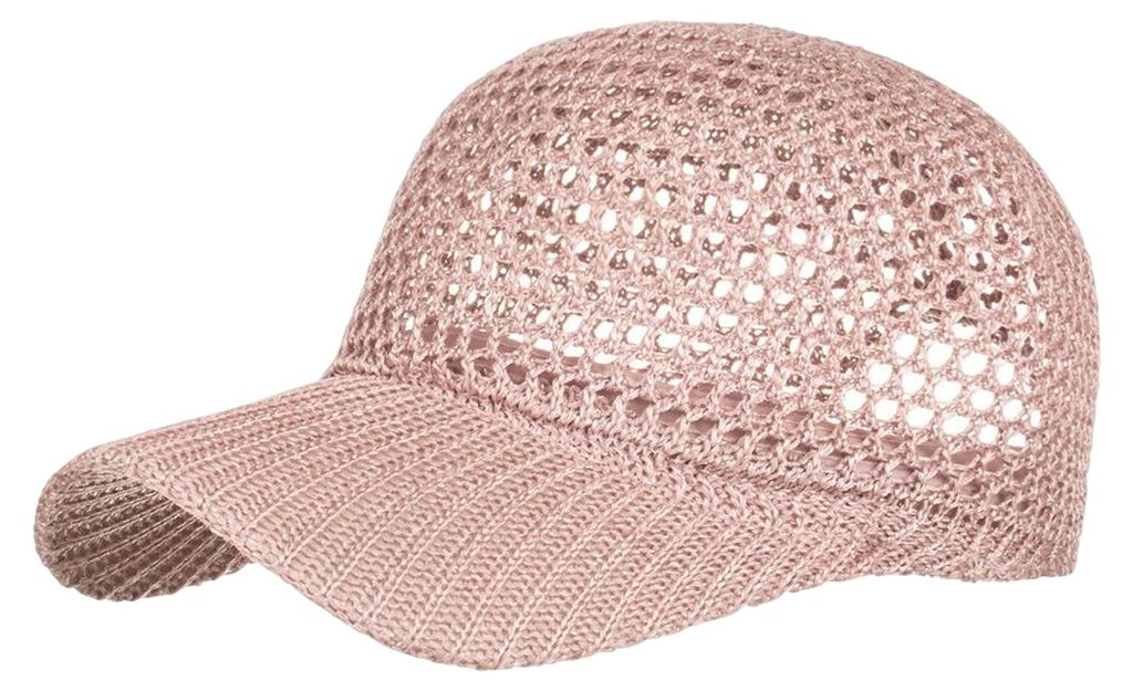 Sommerliche Mesh-Baseballkappe für Damen und Herren, Trucker-Cap mit gebogenem Schirm, schnelltrocknend, ideal für Outdoor-Sportarten wie Laufen