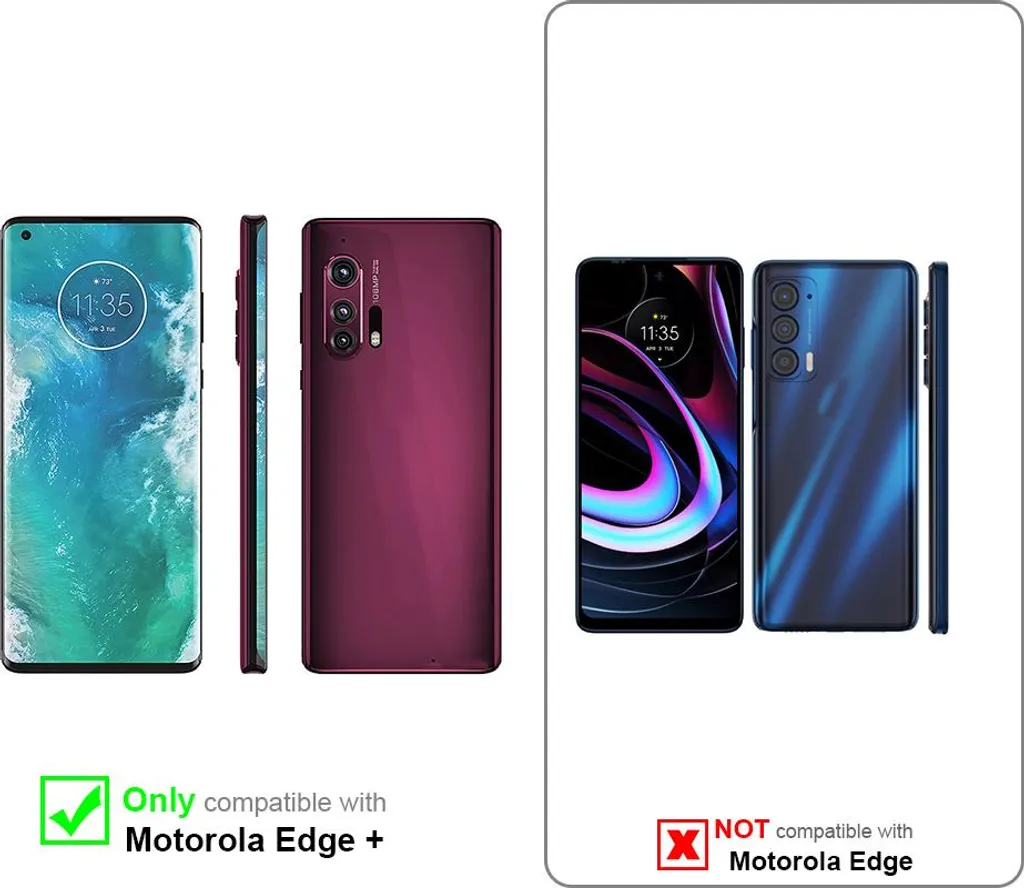 Cadorabo Vetro Temperato 9H Per Motorola MOTO E (1.Gen.) - Pellicola Protettiva Trasparente Con Sistema Anti-Bolle E Durezza 9H